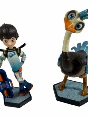 Disney Miles From Tomorrowland set of 2 action figure toy lot or cake toppers